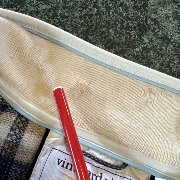 Vineyard Vines Super Shep Pullover Mens M Plaid Sherpa Fleece Half Zip - Picture 8 of 14